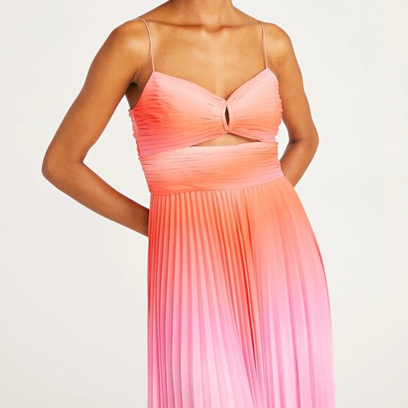 Amur Emmett Pleated Gown - Size 8 - Picture 5 of 14